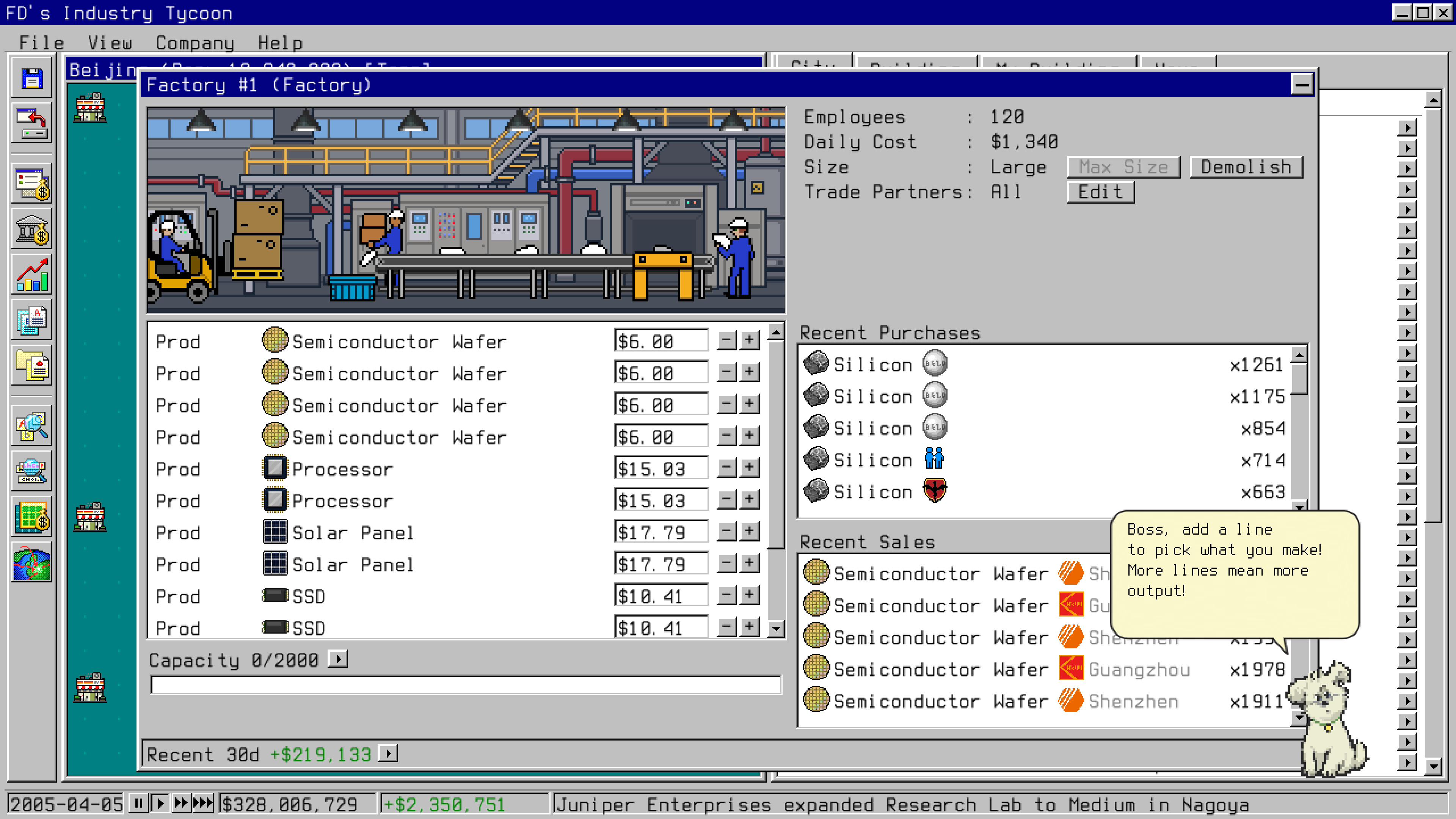 FD's Industry Tycoon screenshot 5